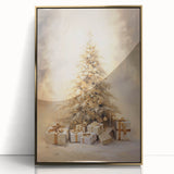 Golden Christmas Tree – Luxurious Christmas Canvas Art
