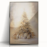 Golden Christmas Tree – Luxurious Christmas Canvas Art