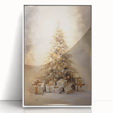 Golden Christmas Tree – Luxurious Christmas Canvas Art