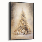 Golden Christmas Tree – Luxurious Christmas Canvas Art