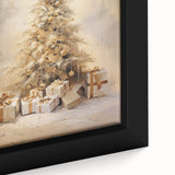 Golden Christmas Tree – Luxurious Christmas Canvas Art