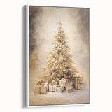Golden Christmas Tree – Luxurious Christmas Canvas Art