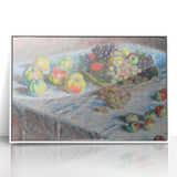 Apples and Grapes - Colorful Still Life by Claude Monet
