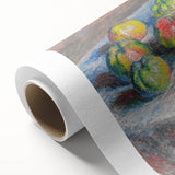 Apples and Grapes - Colorful Still Life by Claude Monet