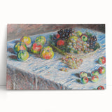 Apples and Grapes - Colorful Still Life by Claude Monet