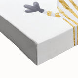 Floral Baby Zebra Girls Room Wall Art – Nursery Print