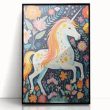 Magical Unicorn Nursery Wall Art – Framed Acrylic Art Prints