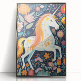 Magical Unicorn Nursery Wall Art – Framed Acrylic Art Prints