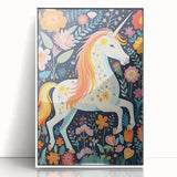 Magical Unicorn Nursery Wall Art – Framed Acrylic Art Prints