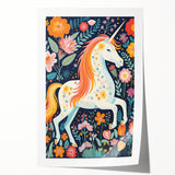 Magical Unicorn Nursery Wall Art – Framed Acrylic Art Prints