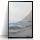 Framed acrylic artwork showcasing a vibrant landscape design in black, enhancing modern decor with its sleek front view and elegant finish, perfect for home or office.