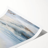 Rolled print showcasing a vibrant landscape design with rich colors and intricate details, elegantly packaged in a protective cardboard tube for safe delivery. Perfect for enhancing home decor with nature-inspired art.