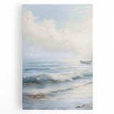 Stretched canvas artwork depicting a vibrant landscape scene with rich colors and intricate details, ideal for home decor and art enthusiasts.