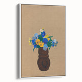 Modern Wall Art - Pansies by Odilon Redon - Abstract Floral Art Print