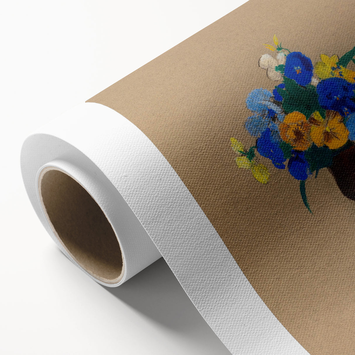 Modern Wall Art - Pansies by Odilon Redon - Abstract Floral Art Print