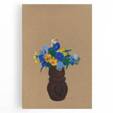 Modern Wall Art - Pansies by Odilon Redon - Abstract Floral Art Print