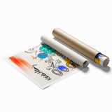 Retro Vibes Pop Art Wall Art – Bold Blue, Yellow, and Teal Canvas