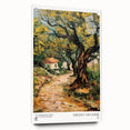 Acrylic print of Van Gogh's impressionist style painting with vibrant color palette.