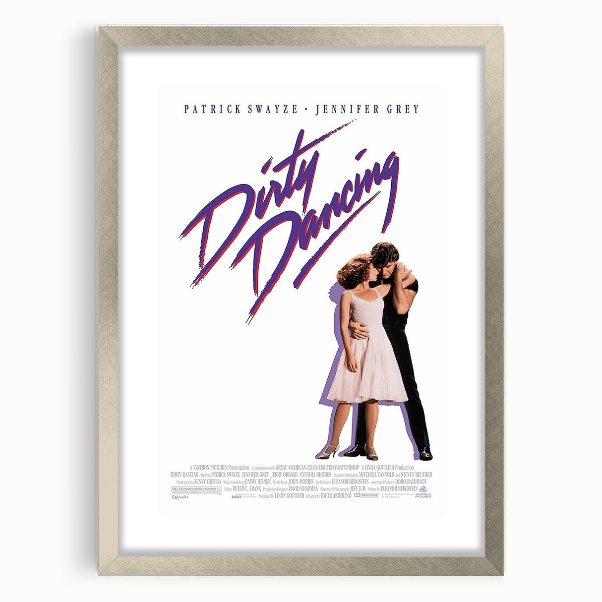 Retro Wall Art - Dirty Dancing Vintage Movie Poster