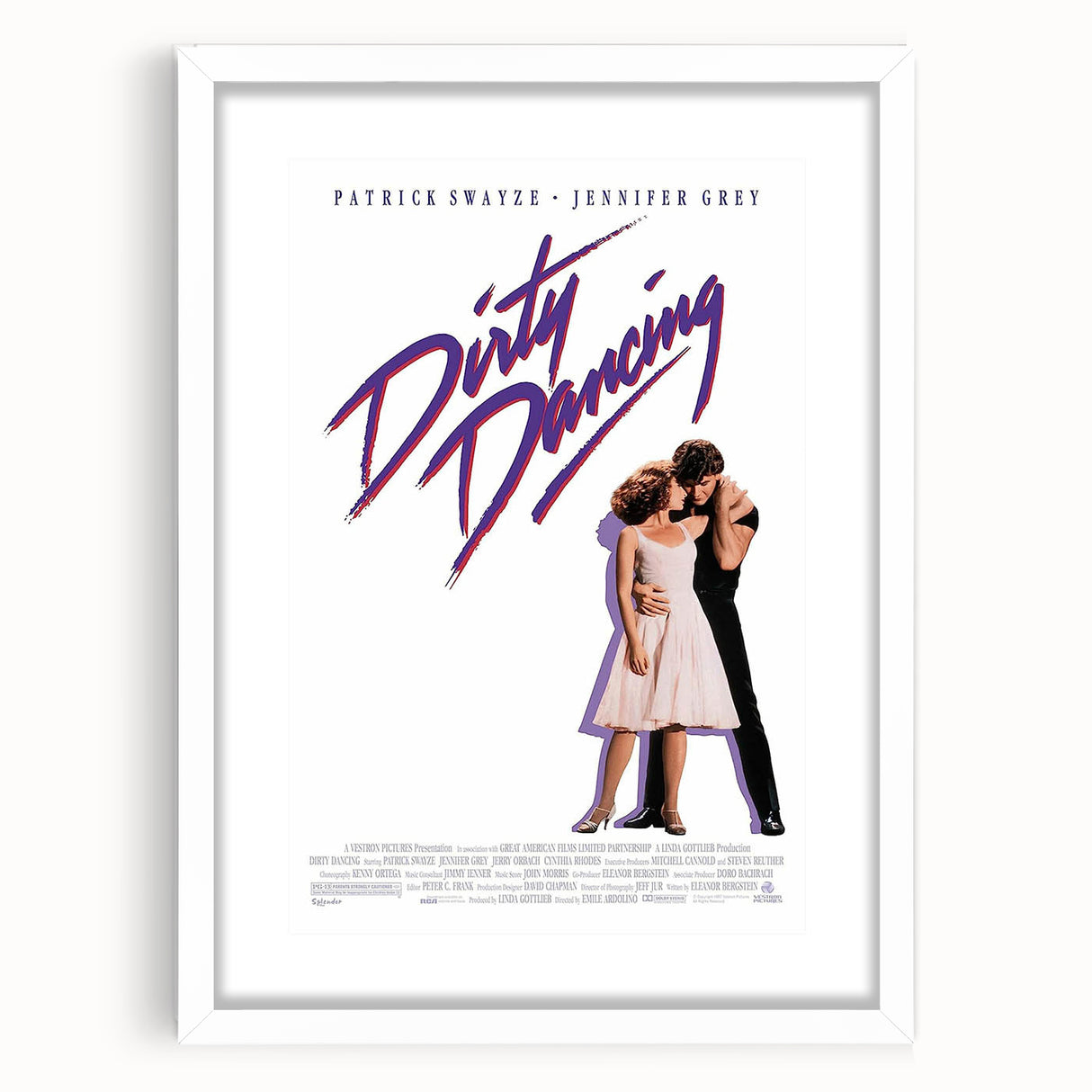 Retro Wall Art - Dirty Dancing Vintage Movie Poster