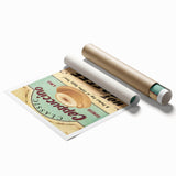 Classic Cappuccino & Hot Coffee Vintage Retro Poster Art – Coffee Print