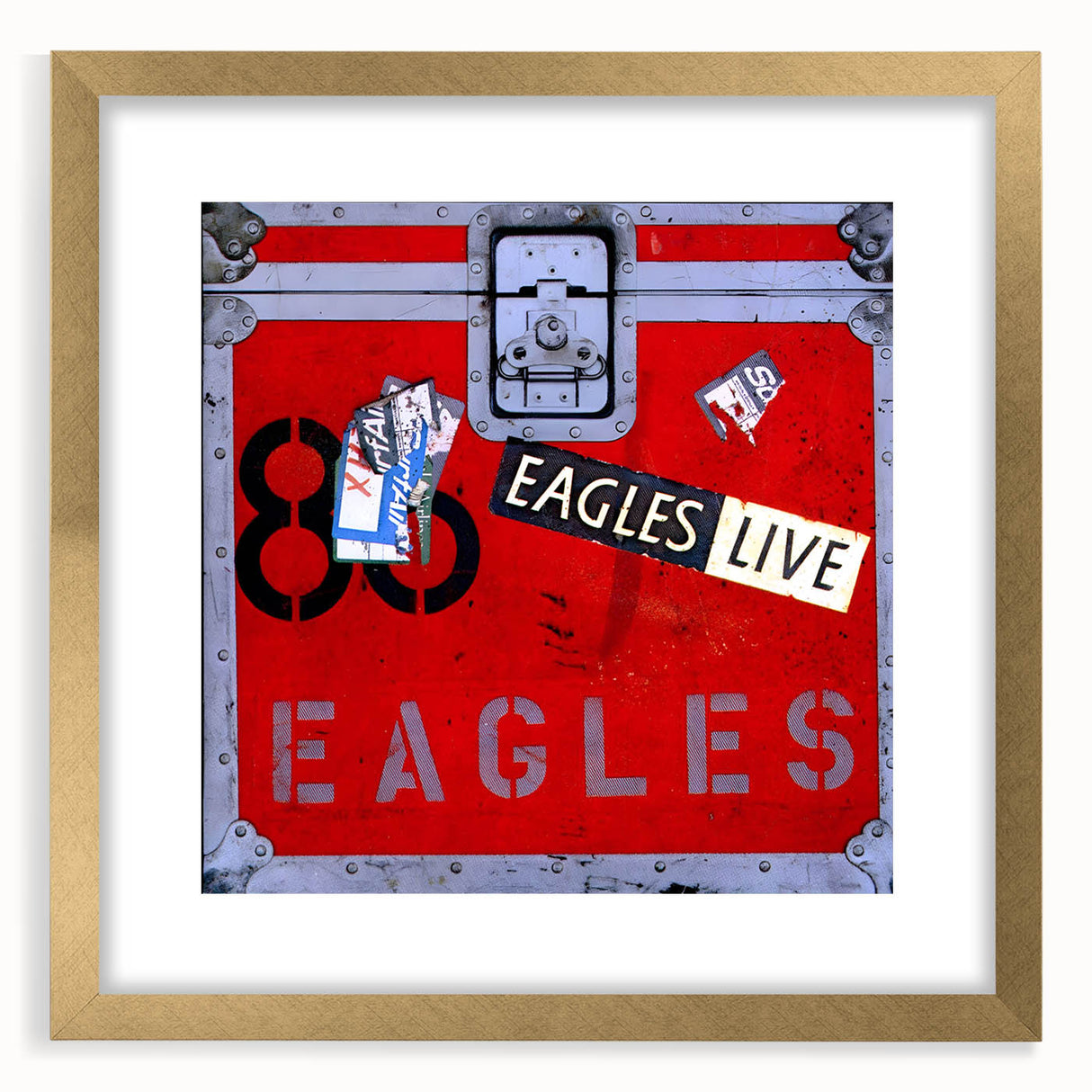Retro Wall Art – Eagles Live Album Canvas Print