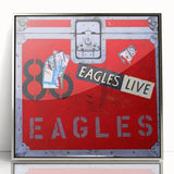 Retro Wall Art – Eagles Live Album Canvas Print