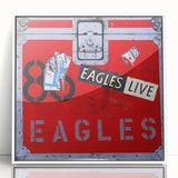 Retro Wall Art – Eagles Live Album Canvas Print