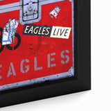 Retro Wall Art – Eagles Live Album Canvas Print