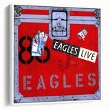 Retro Wall Art – Eagles Live Album Canvas Print
