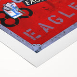 Retro Wall Art – Eagles Live Album Canvas Print