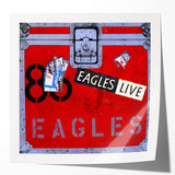 Retro Wall Art – Eagles Live Album Canvas Print