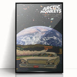 Arctic Monkeys Tranquility Base Poster – Retro Space Wall Art