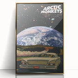 Arctic Monkeys Tranquility Base Poster – Retro Space Wall Art