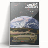 Arctic Monkeys Tranquility Base Poster – Retro Space Wall Art