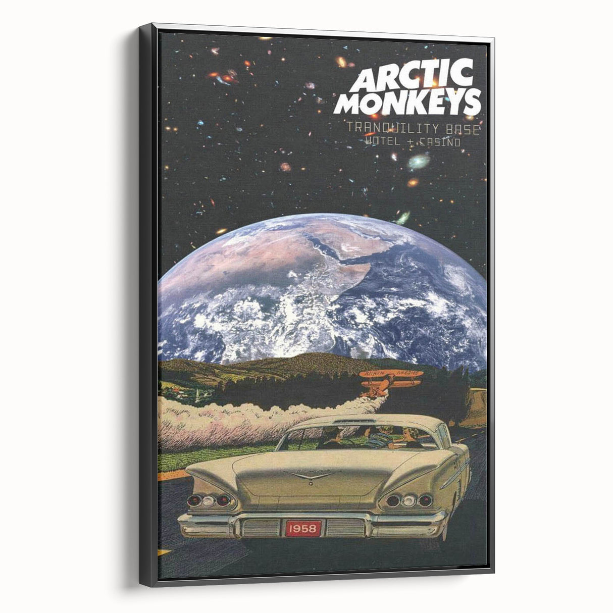 Arctic Monkeys Tranquility Base Poster – Retro Space Wall Art