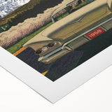 Arctic Monkeys Tranquility Base Poster – Retro Space Wall Art