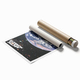 Arctic Monkeys Tranquility Base Poster – Retro Space Wall Art