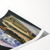 Arctic Monkeys Tranquility Base Poster – Retro Space Wall Art