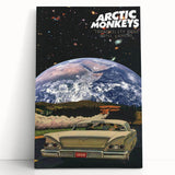 Arctic Monkeys Tranquility Base Poster – Retro Space Wall Art