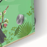 Brazil Retro Travel Poster | Tropical Paradise & Toucan Art