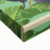 Brazil Retro Travel Poster | Tropical Paradise & Toucan Art