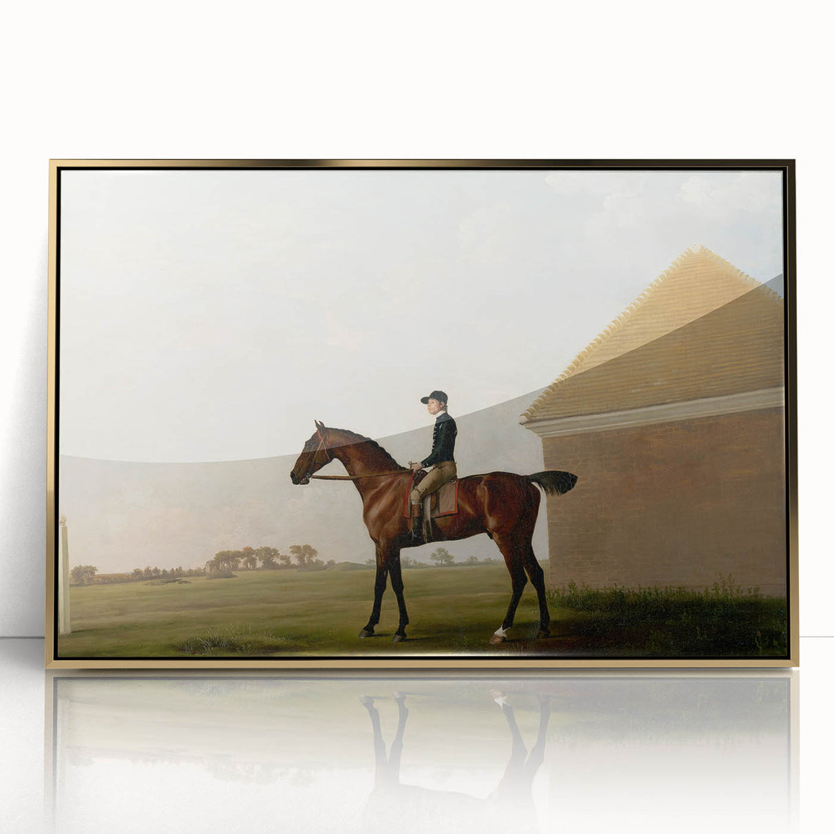 Classical Realism Painting - Turf with Jockey by George Stubbs Canvas