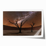 Extra large rolled print of Namibian landscape with muted earth tones, ideal for art wall dining room.