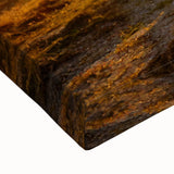 Black and white landscape art painting of the Yukon scenery on a large stretched canvas, suitable for bedroom wall decor.