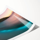 Extra large wall art featuring line art flowers in vibrant colors on a rolled print, ideal for large living room decor.