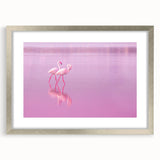 Extra large abstract art print of a textured Cyprus landscape in muted earth tones, framed in silver.