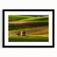 Extra large abstract art print of a vibrant, colorful Czech Republic scenery on a textured canvas.