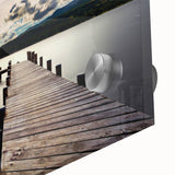 Large abstract wall art depicting the scenic Cumbria landscape in England.