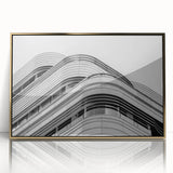 Acrylic print of London scenery featuring Big Ben in muted gold and gray tones, ideal for modern art wall decor.